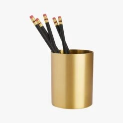 Solid Brass Studio Pencil Cup 25 Solid Brass Studio Pencil Cup -Home Furnishings Store SolidBrassStudioPencilCupAVF17