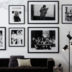 Guns N' Roses At Canters Deli With Black Frame 19.5"x15.5" -Home Furnishings Store SonicEditionGroupV3FHF18