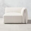 Sonya Outdoor Corner Chair With Neutral Sunbrella® Cushions 2 Sonya Outdoor Corner Chair With Neutral Sunbrella® Cushions -Home Furnishings Store SonyaCornerChairSHS23