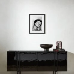 'Sophia Loren Relaxes, 1961' Photographic Print In Black Frame 17.75"x21.75" -Home Furnishings Store SophiaLorenBk17p75x21p75SHF23 3D