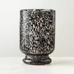 Speck Glass Hurricane Candle Holder Small -Home Furnishings Store SpeckGlassHurricaneSmROS23