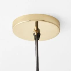 Spina 12" Glass Pendant Light -Home Furnishings Store SpinaBrassPendant12inAVSSF21