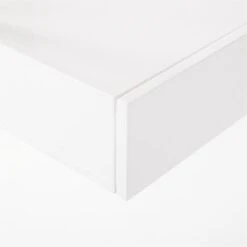 Stairway 2-Drawer White Wall Mount Desk With Shelves 96'' -Home Furnishings Store Stairway96inWideDeskWhtAVSSF21
