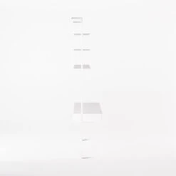 Stairway 2-Drawer White Wall Mount Desk With Shelves 96'' -Home Furnishings Store Stairway96inWideDeskWhtSDSSF21