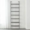 Stairway Black Metal Wall Mount Bookshelf 96'' -Home Furnishings Store StairwayTallBookshelfBlkROS18 1x1