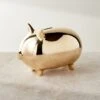 Stanley Brass Piggy Bank -Home Furnishings Store StanleyBrassBankHolSHF22