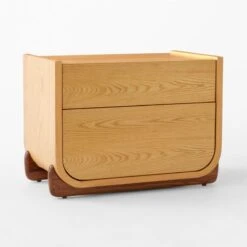 Stivale 2-Drawer Oak Nightstand -Home Furnishings Store StivaleOakNWlntNghtstnd3QSSS23