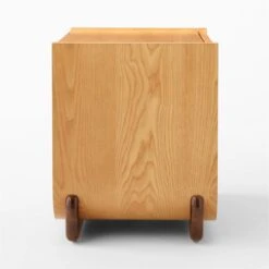 Stivale 2-Drawer Oak Nightstand -Home Furnishings Store StivaleOakNWlntNghtstndSDSSS23