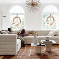 Hogan Handknotted Mocha Viscose Area Rug 5'x8' -Home Furnishings Store StratoBoucle4PieceSectionalOC20 1x1A