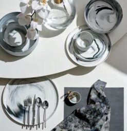 Swirl Black And White Pasta Bowl 10 Swirl Black And White Pasta Bowl -Home Furnishings Store SwirlDinnerwareFB21 1x1 2