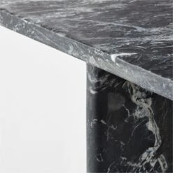 T Black Marble Short Side Table -Home Furnishings Store TMrblBlkShortSideTableAVSSF22