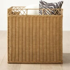 Tamra Natural Rattan Storage Basket -Home Furnishings Store TamraNatRttnBasketAV4SHS23