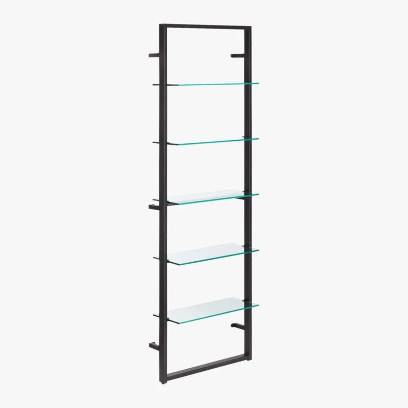 Tesso Black Metal Wall Mount Bookshelf 7 Tesso Black Metal Wall Mount Bookshelf - Image 5
