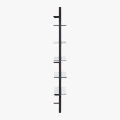 Tesso Black Metal Wall Mount Bookshelf 14 Tesso Black Metal Wall Mount Bookshelf -Home Furnishings Store TessoBlackBookcaseSDF18