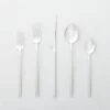 20-Piece Tilt Shiny Silver Flatware Set -Home Furnishings Store TiltShinySilverFltwr20PcSSHF20