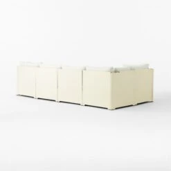 Tol 5-Piece Ivory Boucle Sectional Sofa -Home Furnishings Store Tol5PcIvoryBoucleSect3QBSSF23