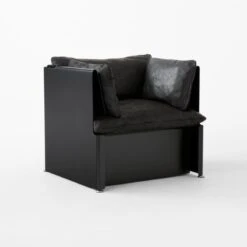 Tol Black Leather Chair 13 Tol Black Leather Chair -Home Furnishings Store TolBlackLeatherChair3QSSF23
