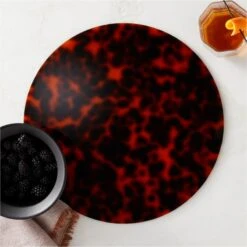 Red Tortoise Patterned Acrylic Placemat -Home Furnishings Store TortoiseAcrylicPlacematROF22