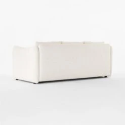 Tuffare White Performance Fabric Sleeper Sofa Queen -Home Furnishings Store TuffareWhiteSleeperSofa3QBSSF23