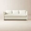 Tuffare White Performance Fabric Sleeper Sofa Queen -Home Furnishings Store TuffareWhiteSleeperSofaSHF23