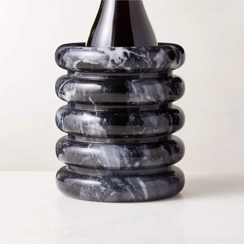 Turk Black Marble Utensil Holder 5 Turk Black Marble Utensil Holder - Image 3