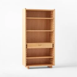 Ventura White Oak Bookcase -Home Furnishings Store VenturaNtchdTallBkshlf3QSSS22