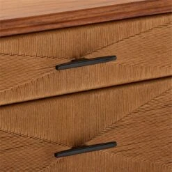 Verano 3-Drawer Rattan Dresser -Home Furnishings Store VeranoRshFrnt3drwrDrssrAVSSF22