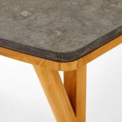 Roc Bluestone And Teak Outdoor Coffee Table -Home Furnishings Store VitetCoffeeTableAVSSS23