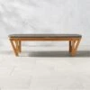 Roc Bluestone And Teak Outdoor Coffee Table