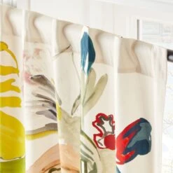 Jungle Floral Window Curtain Panel 48''x84'' -Home Furnishings Store VntgFloral96CurtainPnlAV2SHS23