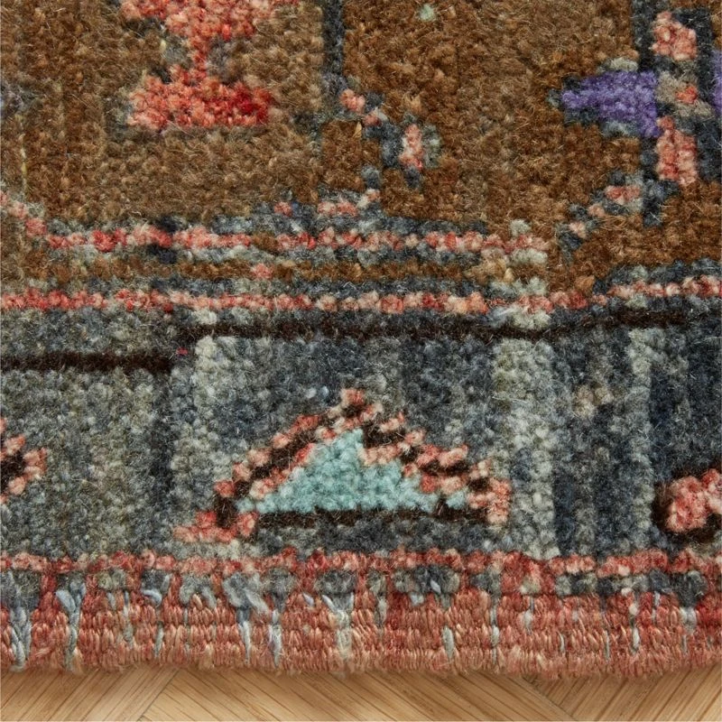 Vintage Handknotted Wool Turkish Runner 4'11"x11'5" 6 Vintage Handknotted Wool Turkish Runner 4'11"x11'5" - Image 4