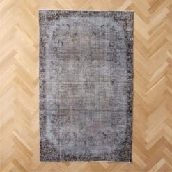 Vintage Handknotted Wool Turkish Rug 5'8"x9'6" -Home Furnishings Store VntgHdkdWlRug5p8x9p3SHF23