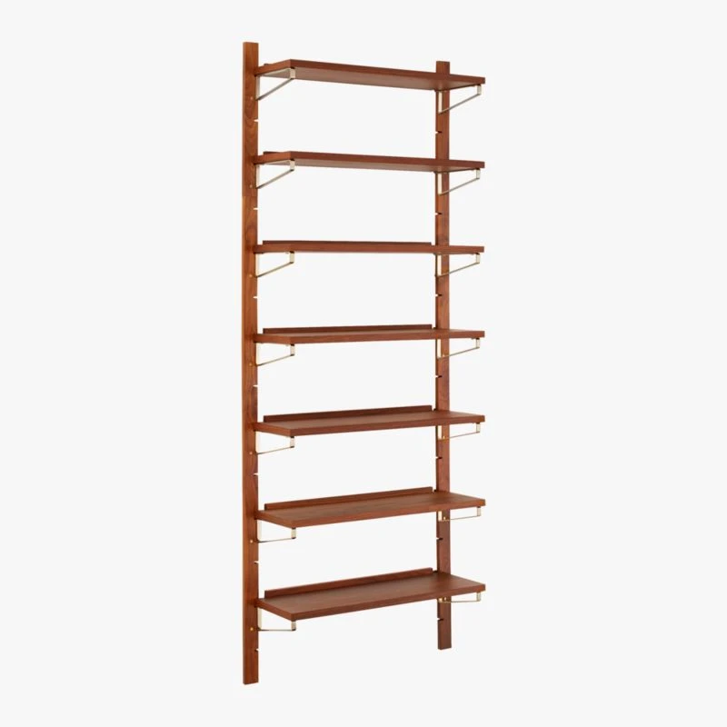 Walnut Modular Single Shelf 88" 8 Walnut Modular Single Shelf 88" - Image 6
