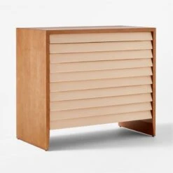 Wane Wood 2-Drawer File Cabinet With Vegan Leather Drawers 11 Wane Wood 2-Drawer File Cabinet With Vegan Leather Drawers -Home Furnishings Store WaneWideFileCabinet3QSSS22