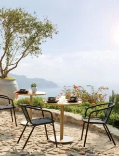 Rex Black Open Weave Outdoor Armchair 13 Rex Black Open Weave Outdoor Armchair -Home Furnishings Store WatermarkBrassBistroTableAP19