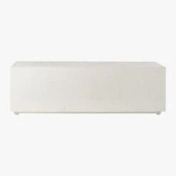 Concrete Outdoor Coffee Table Cover -Home Furnishings Store WhiteConcreteCoffeeTableSOS20