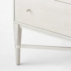 Connoisseur 5-Drawer Whitewashed Oak Wood Dresser Model 1003 -Home Furnishings Store WtWd1003CnnssrDresserAVSSS22