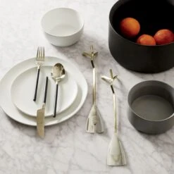 Crisp Matte White Salad Plats Set Of 8 13 Crisp Matte White Salad Plats Set Of 8 -Home Furnishings Store crispmattewhitedinnerwareJL17 1