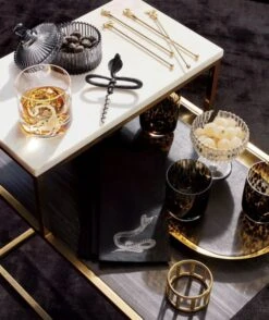 Franklin Double Old-Fashioned Glass -Home Furnishings Store dwayneetchedscorpiondbloldfshndglsAG17