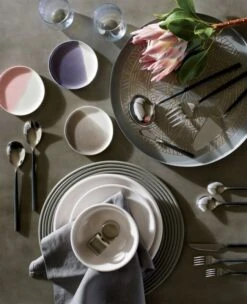 Bolt Grey Linen Napkin Set Of 4 -Home Furnishings Store mirageiridescentdrinkwareJN18