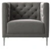 Savile Tufted Chair Luca Storm -Home Furnishings Store savile tufted chair luca storm