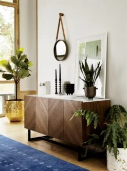 Potted Faux Fiddle Leaf Fig 5' -Home Furnishings Store suspendiimediaconsoleJN18